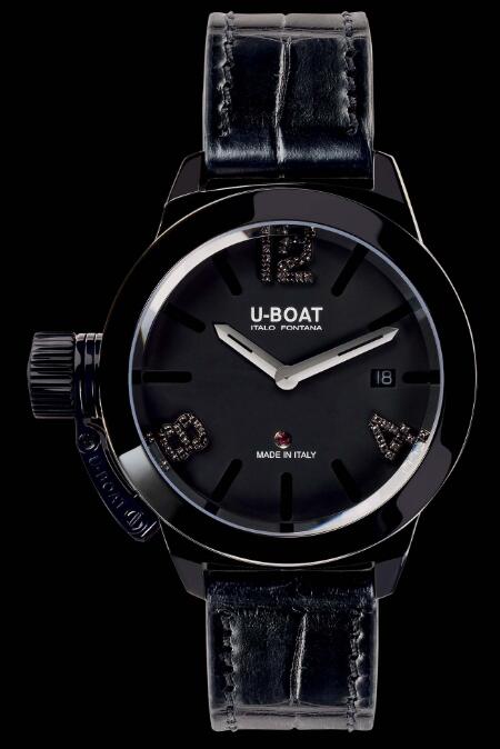 Replica U-BOAT Watch Classico IPB Black Diamonds 6951